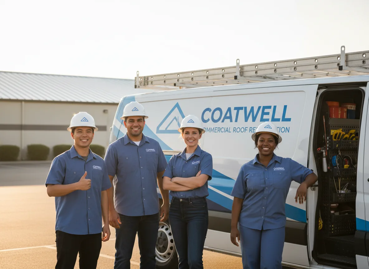 Commercial roof coating company in Woodlake, TX